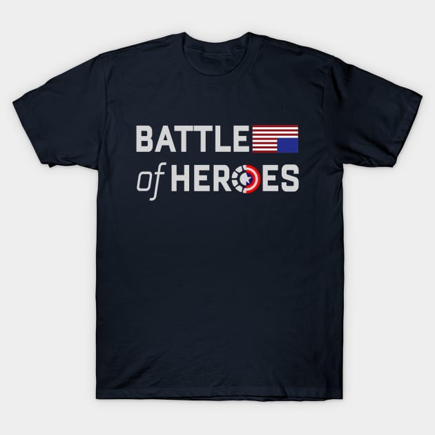 Battle of heroes T-Shirt by geekmethat